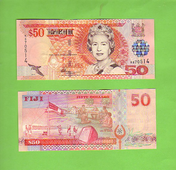 FIJI - $50/Kacau Bird/Flag Raising Ceremony