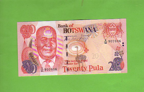 BOTSWANA - Banknotes