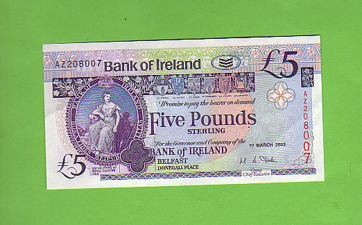 NORTHERN IRELAND - Banknotes
