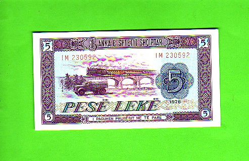ALBANIA - Banknotes