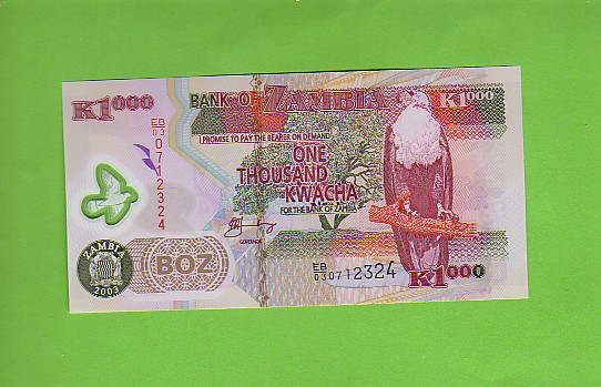 ZAMBIA - Banknotes
