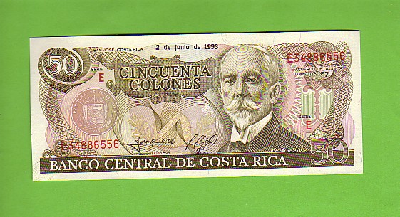 COSTA RICA - Banknotes
