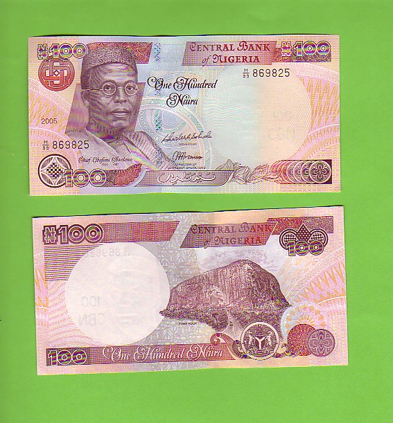 NIGERIA - 2005/100 Naira/Zuma Rock