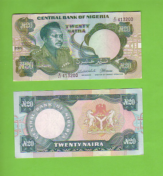 NIGERIA - 2005/20 Naira/Unity and faith