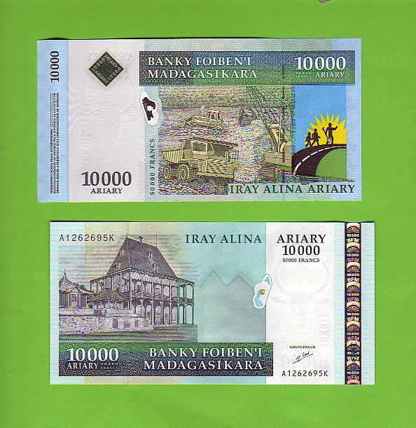 MADAGASCAR - 10000 Ariary/Bauxite Mine
